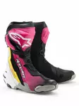 Alpinestars Ajosaapas Supertech R v2 Musta/Pinkki/Valkoinen/Keltainen, 44 - Duell ajovarusteet - 38435 - 1