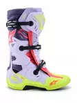 Alpinestars Ajosaapas Vented Tech 10 Lila/Fluo Keltainen/Pinkki, 44.5 - Duell ajovarusteet - 39915 - 1
