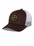 Alpinestars Lippis Hexeon Trucker Snapback Brown/Valkoinen One Size - Duell ajovarusteet - 35705 - 1