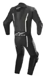 Alpinestars Nahkapuku 1-pcs Missile v2 Musta/Valkoinen 52 - Duell ajovarusteet - 40275 - 1