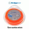 Archer Trimmerin siima Twin Stop Kierretty Ø 3.0mm x 26m - Duell pienkoneiden varaosat ja tarvikkeet - 73485 - 1