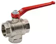 Ball ball brass 3-way 1/2" L - Duell venetarvikkeet - 6925 - 1