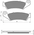 GOLDFREN Jarrupalat 004 Ceramic carbon AD - Duell MP varaosat ja tarvikkeet - 67975 - 1