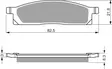 GOLDFREN Jarrupalat 034 Ceramic Carbon S33 - Duell MP varaosat ja tarvikkeet - 68165 - 1