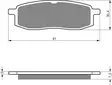 GOLDFREN Jarrupalat 043 Ceramic Carbon AD - Duell MP varaosat ja tarvikkeet - 69035 - 1