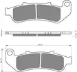 GOLDFREN Jarrupalat 055 Ceramic carbon AD - Duell MP varaosat ja tarvikkeet - 67875 - 1