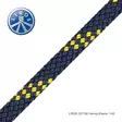 Handy-Elastic navyblue-yellow 12mm x 200m - Duell venetarvikkeet - 66655 - 1