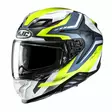 HJC Kypärä F71 Fes Valkoinen/Fluo Keltainen/Sininen MC3HSF L - Duell ajovarusteet - 56745 - 1