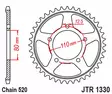 JT Takaratas ZBK - Musta Zinc JTR1330.45ZBK - Duell MP varaosat ja tarvikkeet - 117745 - 1