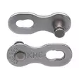 Ketjulukko KMC Missing Link 9NR EPT Silver Shimano ja SRAM 2 kpl/pkt - Duell polkupyörien varaosat ja tarvikkeet - 8565 - 1