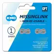 Ketjulukko KMC MissingLink e1/e8 EPT Silver NR - Duell polkupyörien varaosat ja tarvikkeet - 8815 - 1