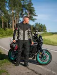 Lindstrands tekstiilitakki Lomsen Musta/vaalean harmaa 56 - Duell ajovarusteet - 30345 - 1