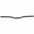 Ohjaintanko ZOOM alumiini 6 ast. 20 mm nousu 620 mm musta 25.4mm - Duell polkupyörien varaosat ja tarvikkeet - 45515 - 1