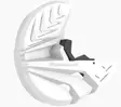 Polisport Disk c/bottom fork p Beta RR 4T/2T(19-..) white/black (8) - Duell MP varaosat ja tarvikkeet - 129185 - 1