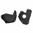 Polisport Kit Clutch+Ignition cover protector KX250F (17-20) Black (28) - Duell MP varaosat ja tarvikkeet - 128445 - 1