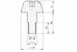 Puig Bar End Aluminum Large Bmw/Suzuki C/Black - Duell MP varaosat ja tarvikkeet - 92805 - 1