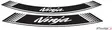Puig Kit 8 Rim Strips Ninja C/White - Duell MP varaosat ja tarvikkeet - 92715 - 1