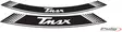 Puig Kit 8 Rim Strips T-Max C/White - Duell MP varaosat ja tarvikkeet - 92375 - 1