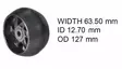 Rotary Leikuupöydän pyörä Husqvarna 42" 46" 48" 54" - Duell pienkoneiden varaosat ja tarvikkeet - 73935 - 1