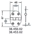 Sarana 48x67mm 2mm - Duell venetarvikkeet - 5455 - 1