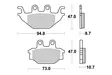 Sbs Jarrupalat Ceramic - Duell MP varaosat ja tarvikkeet - 123965 - 1