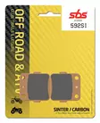 Sbs Jarrupalat Sintered Offroad - Duell MP varaosat ja tarvikkeet - 124055 - 1