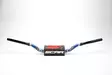 Scar Handlebar O² COLOR Ø28,6 (1 1/8”) - HIGH - BLUE Bar - BLACK Bar pad - Duell MP varaosat ja tarvikkeet - 75815 - 1