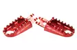 Scar Standard Footpegs - Kawasaki/Honda Red color - Duell MP varaosat ja tarvikkeet - 75245 - 1