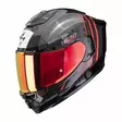 SCORPION Helmet EXO-1500 CARBON AIR ZITY Black-Red, L - Duell ajovarusteet - 49715 - 1
