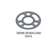 Tec-X Takaratas 65 hammasta (420) Ø105mm Aprilia Derbi Drac Rieju Yamaha - Duell mopojen varaosat ja tarvikkeet - 140735 - 1
