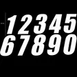 TMV Pro Digits 130mm White '6' (3pcs) - Duell MP varaosat ja tarvikkeet - 87985 - 1