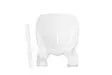UFO Stadium Front Number plate YZF250 19-23 /450 18-22 White 046 - Duell MP varaosat ja tarvikkeet - 48435 - 1