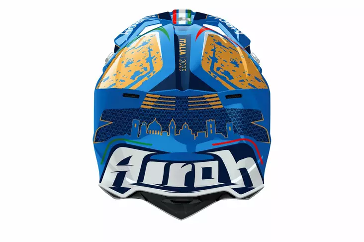 Airoh Kypärä Wraaap 6DAYS Italy 2025 kiiltävä, 2XL - Duell ajovarusteet - 60686 - 1
