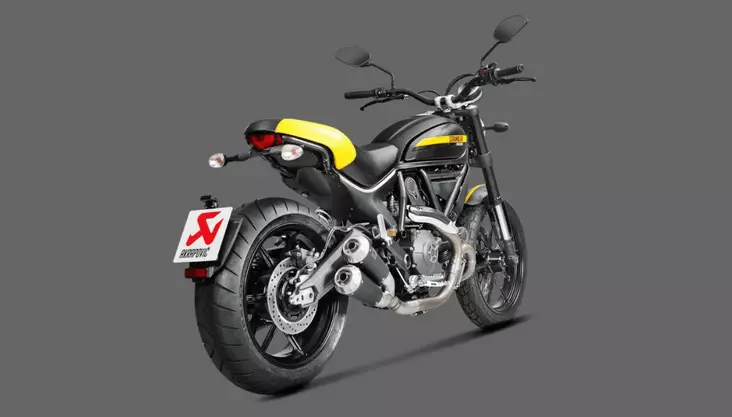Akrapovic Slip-On Line (Titaani) Ducati Scrambler 800 2015-2020 - Duell MP varaosat ja tarvikkeet - 68356 - 1
