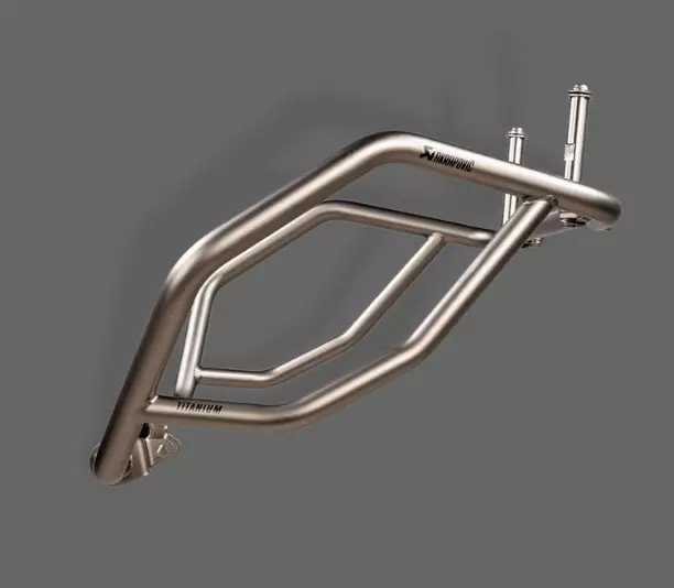 Akrapovic Upper protection Bar Set(Titaani) R1250 GS 2021- - Duell MP varaosat ja tarvikkeet - 69096 - 1