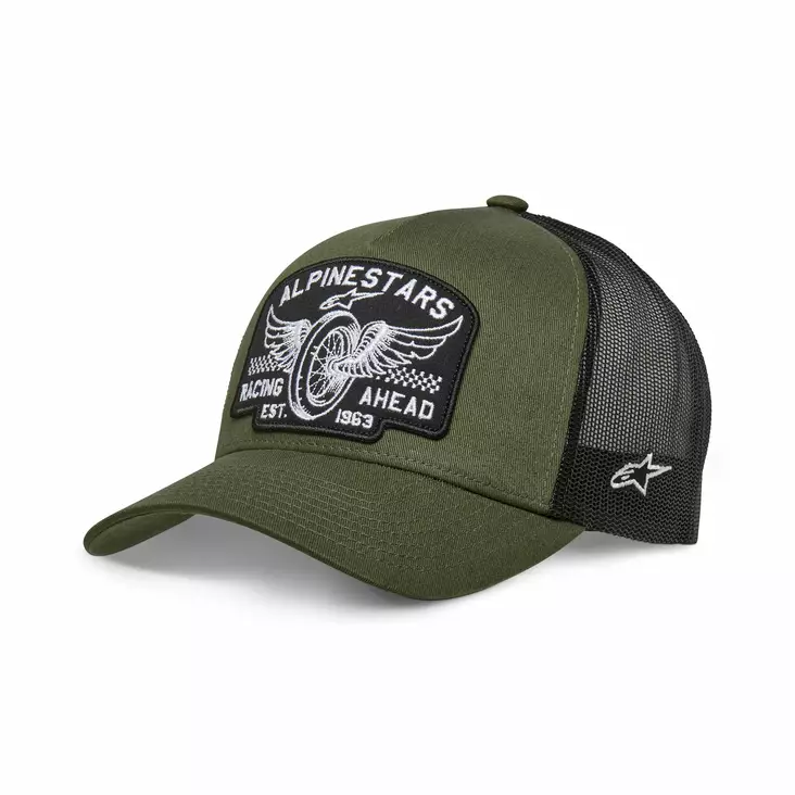 Alpinestars Heritage Patch Trucker Hat Military OS - Duell ajovarusteet - 35236 - 1