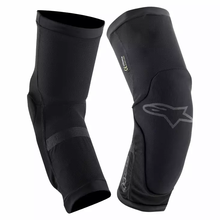 Alpinestars Knee Protector Paragon Plus Black White, M - Duell polkupyörien varaosat ja tarvikkeet - 25576 - 1