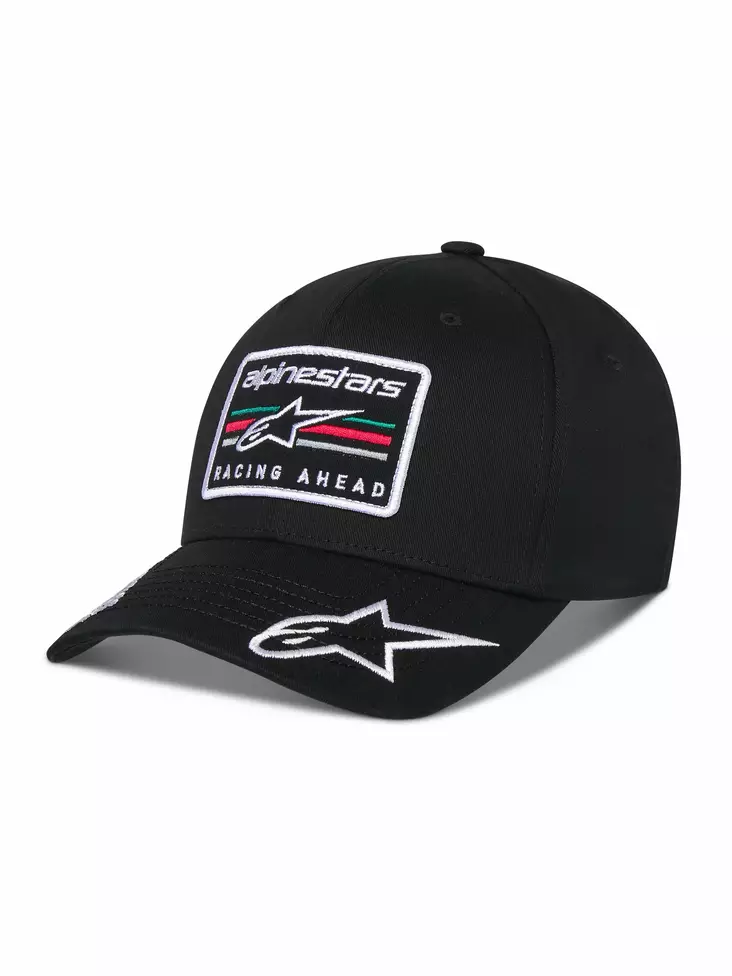 Alpinestars Lippis Surpass Flexfit Musta, S/M - Duell ajovarusteet - 35196 - 1