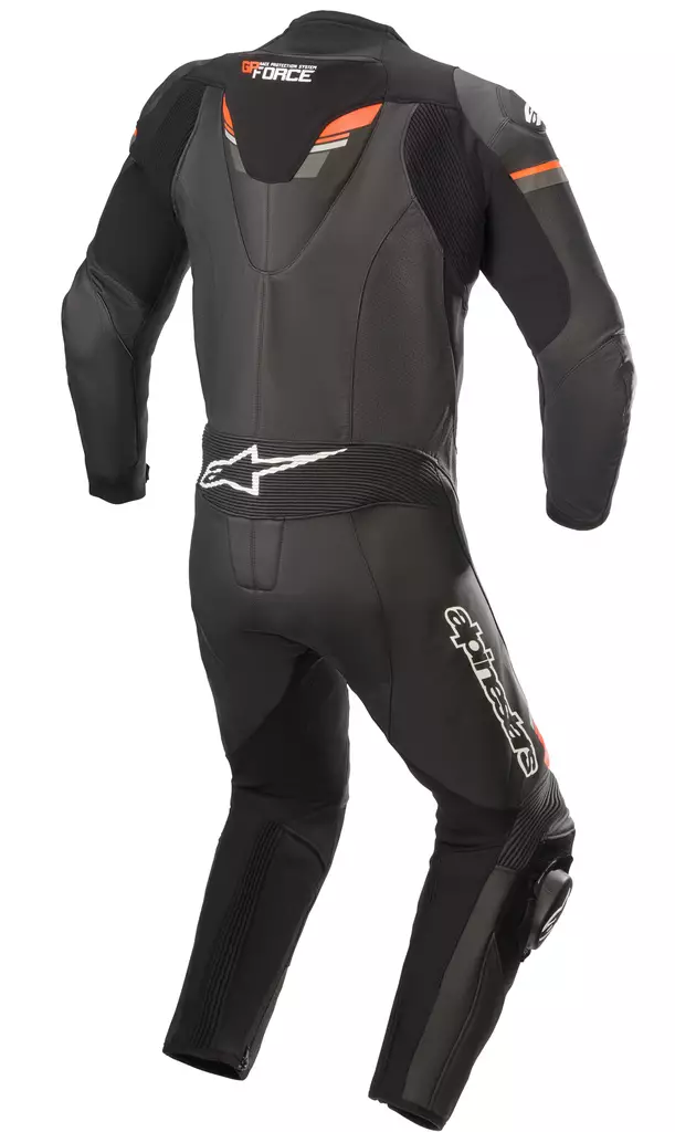 Alpinestars Nahkapuku GP Force Chaser V2 1 PCS Musta/Fluo Punainen 52 - Duell ajovarusteet - 40786 - 1
