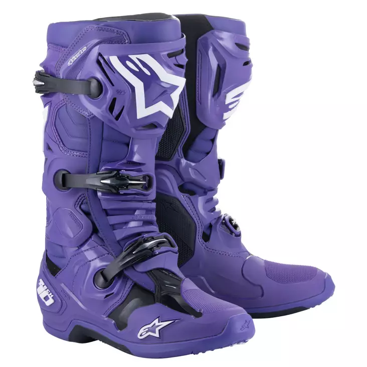 Alpinestars Saapas Tech 10 Viloet/Musta, 43 (9) - Duell ajovarusteet - 39576 - 1