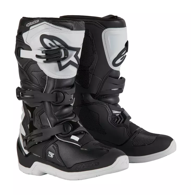 Alpinestars Saapas Tech 3s Nuorten Musta/Valkoinen, 39 - Duell ajovarusteet - 38326 - 1