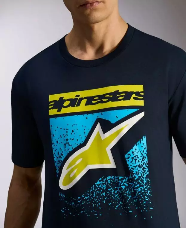 Alpinestars T-Paita Noka SS CSF Tummansininen, L - Duell ajovarusteet - 35586 - 1