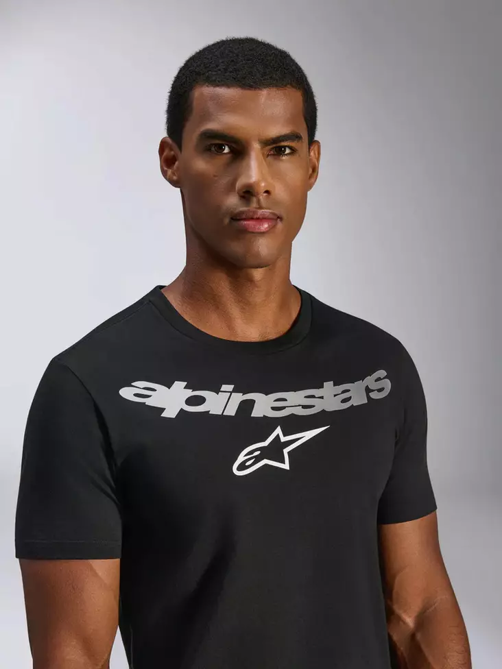 Alpinestars T-Shirt Collared SS CSF Black, M - Duell ajovarusteet - 35326 - 1