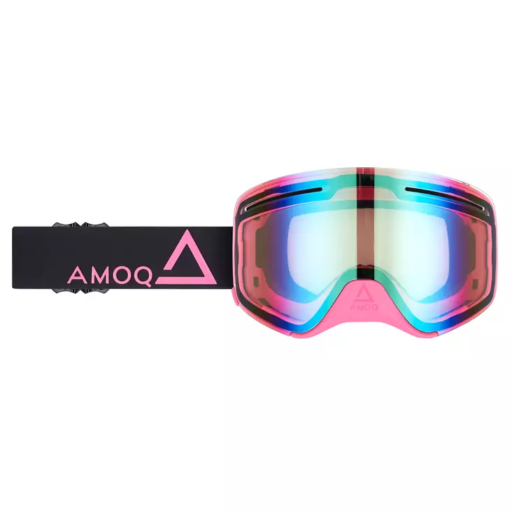 AMOQ Vision Vent+ Magnetic Ajolasit Musta-Pinkki - Kulta Peili - Duell ajovarusteet - 52966 - 1