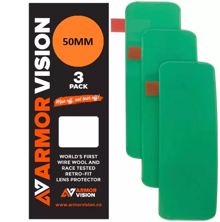 Armor Vision 50MM Lens Protector - 3Pcs - Duell ajovarusteet - 47696 - 1