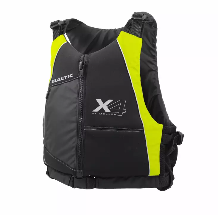 Baltic X4 kelluntaliivi musta/keltainen M 50-70kg - Duell venetarvikkeet - 135466 - 1