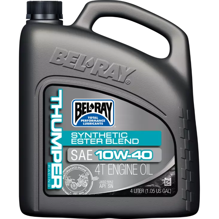Bel-Ray Thumper Racing Synthetic Ester Blend 4T 10W-40 4L - Duell öljyt ja muut nesteet - 62846 - 1