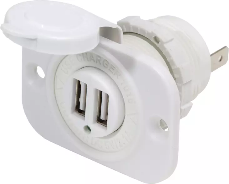 Blue Sea 2.1A Dual USB chargers - Duell venetarvikkeet - 132636 - 1