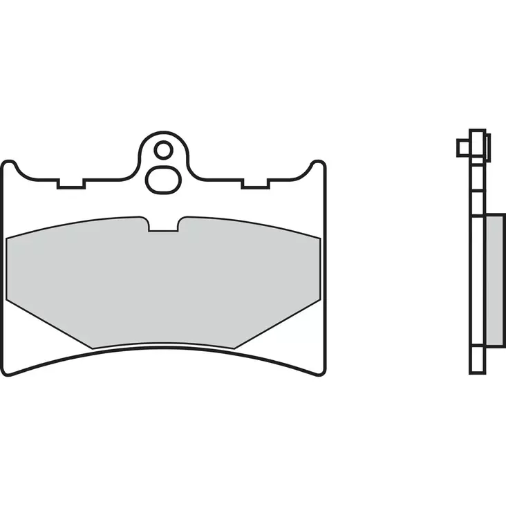 Brembo Jarrupalat Carbon-Ceramic - Duell MP varaosat ja tarvikkeet - 122396 - 1