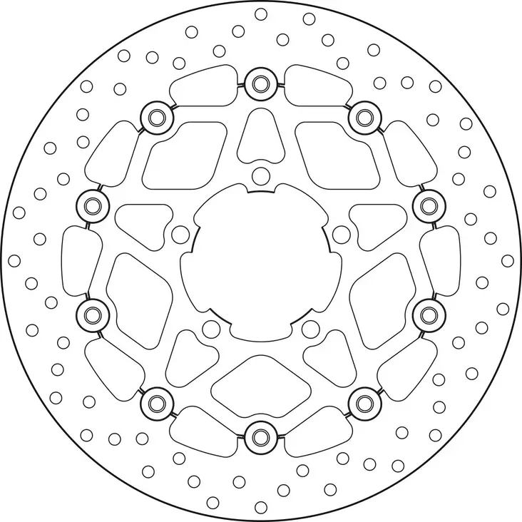 Brembo Serie Oro jarrulevy kelluva - Duell MP varaosat ja tarvikkeet - 122066 - 1
